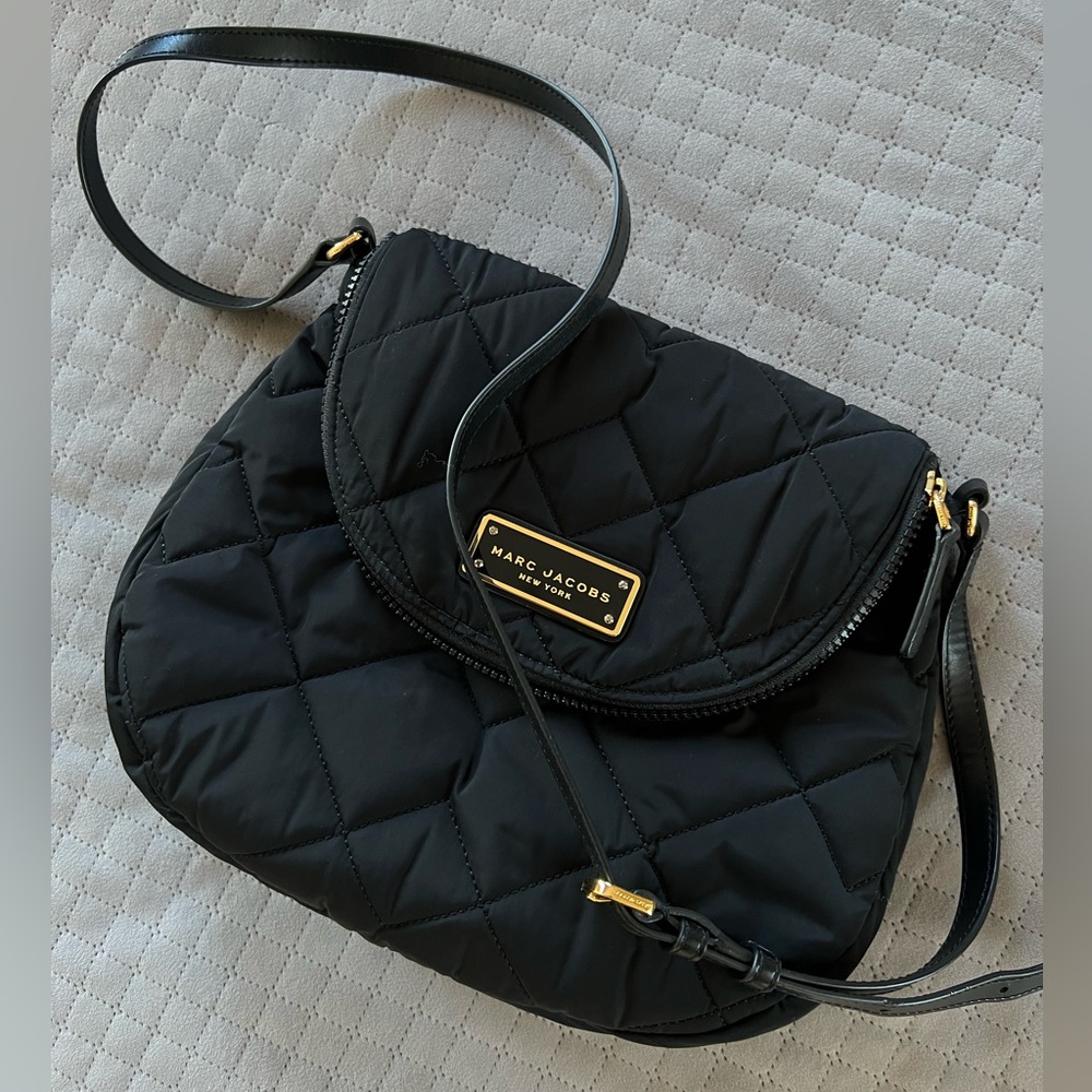 ‼️SOLD‼️Marc Jacobs Quilted Nylon Crossbody bag purse puffy